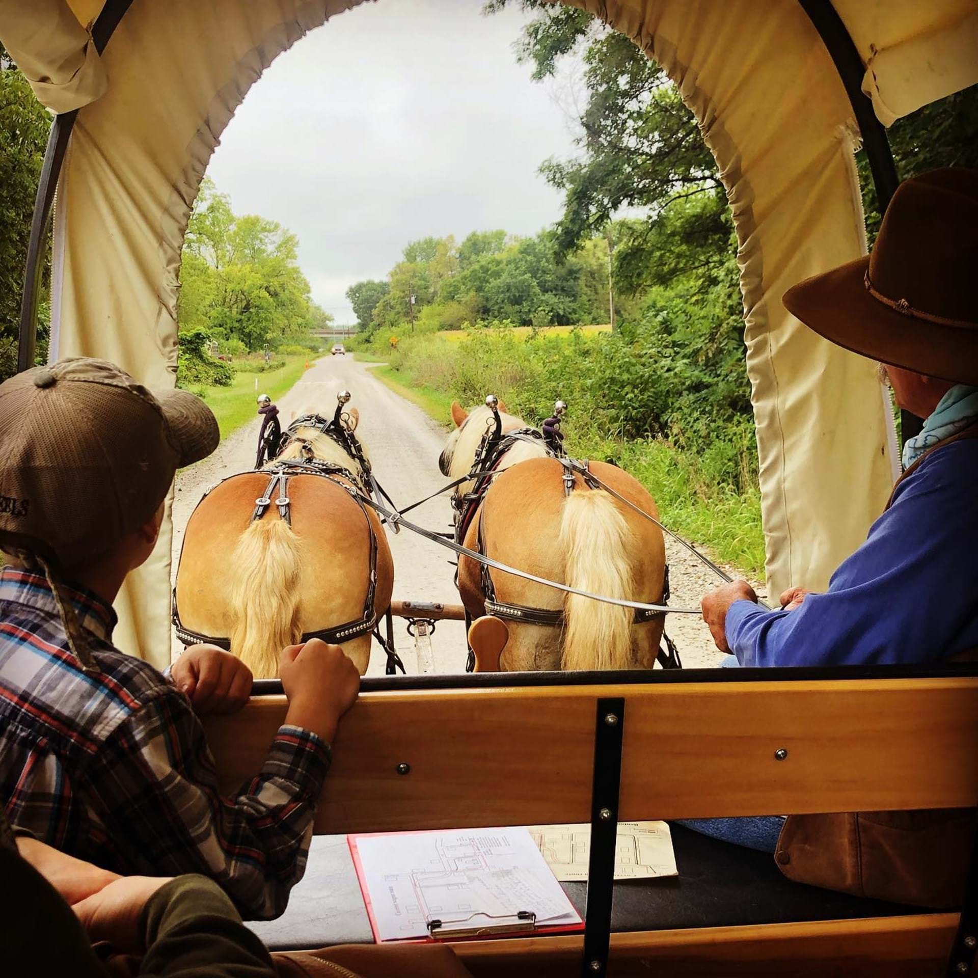 Bentonsport Heritage Day Wagon Rides